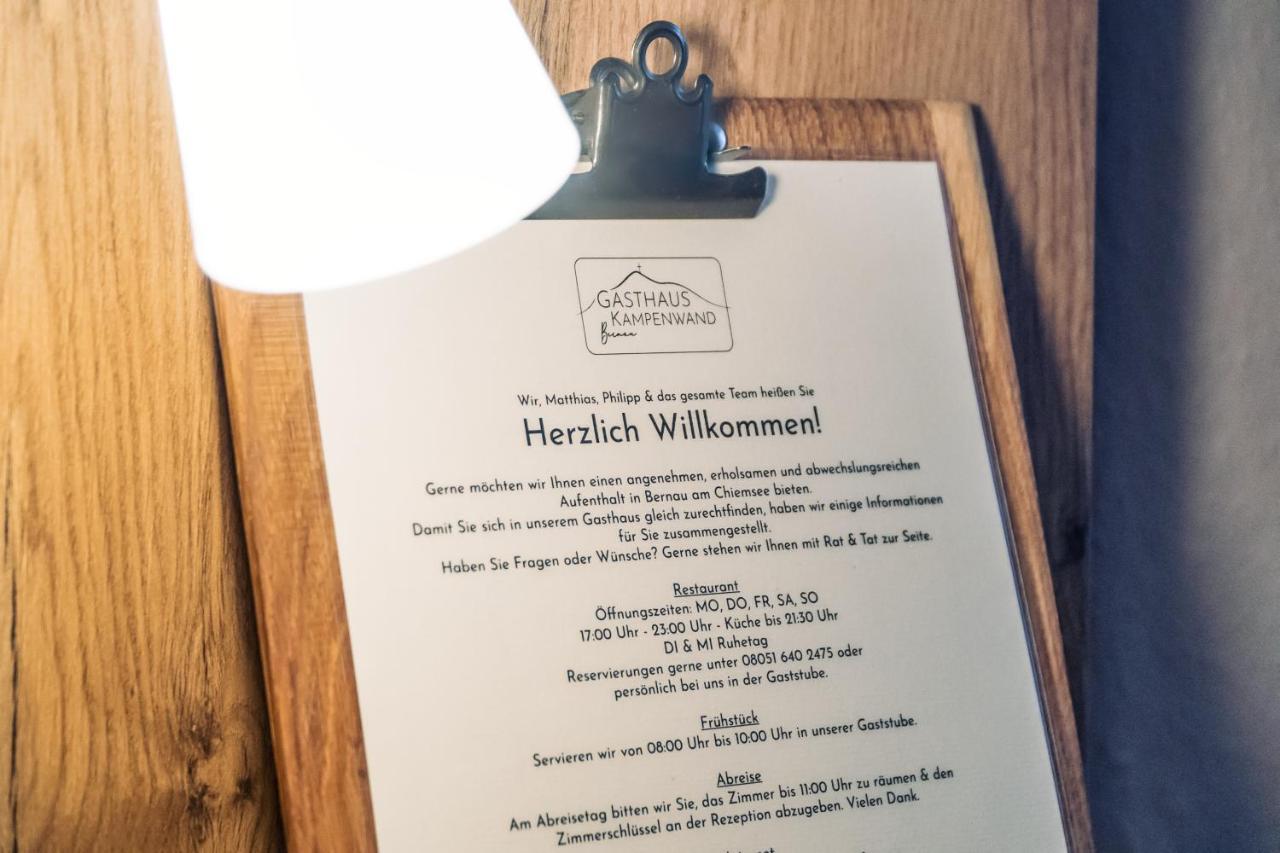 Gasthaus Kampenwand Bernau 베르나우암히엠지 외부 사진